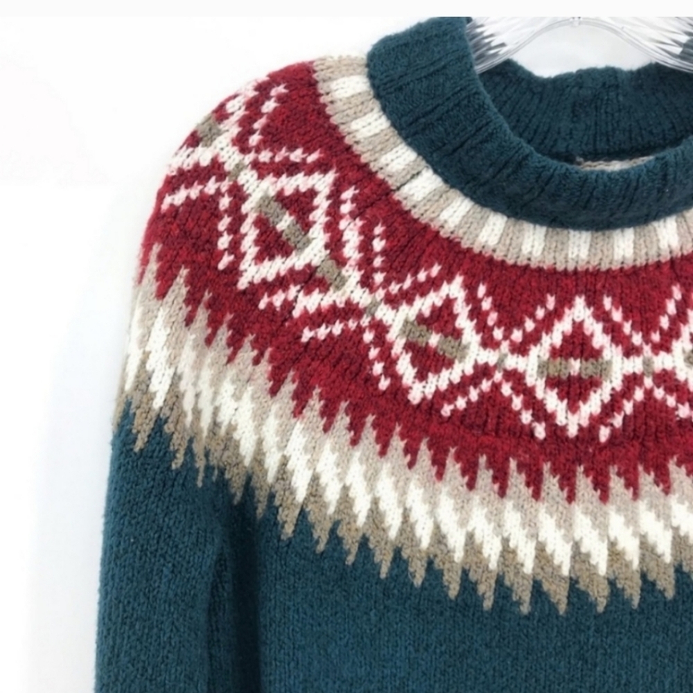 AMERICAN EAGLE | Women's Fair Isle Knit Sweater, Size XS - Picture 3 of 10